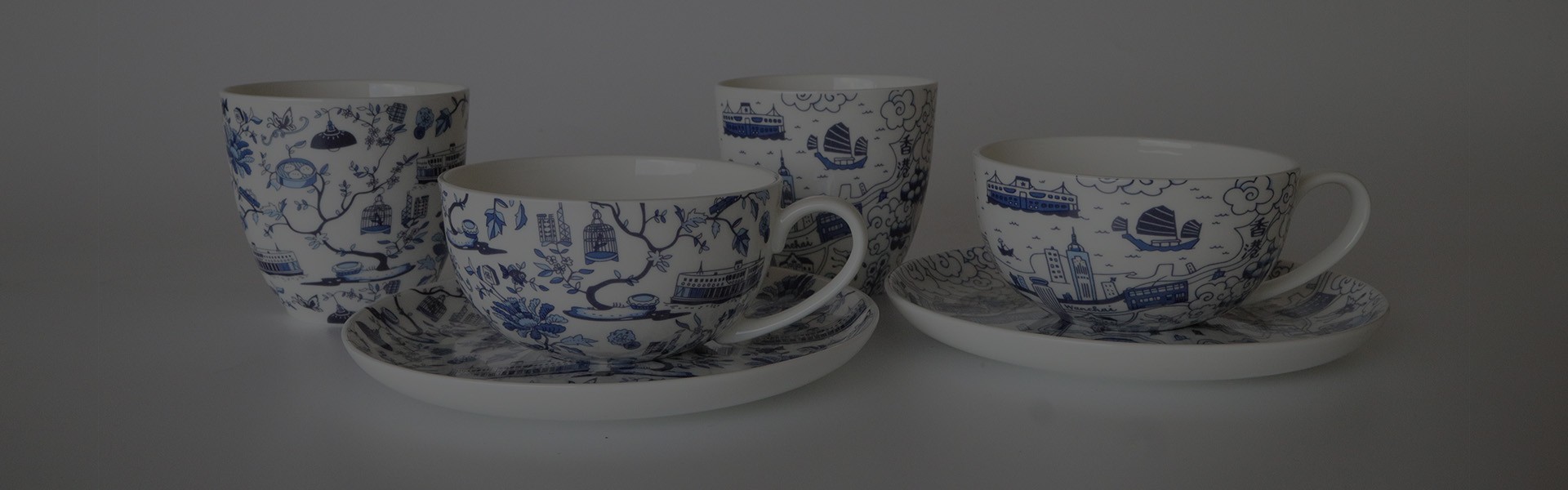 Cups and Saucers / East-Meets-West Cups